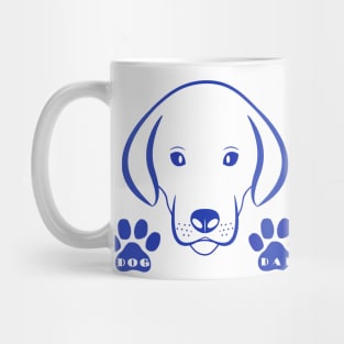 DOG Dad Gifts Blue Mug